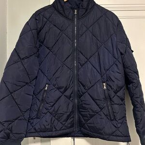 Jachs Navy Quilted Jacket